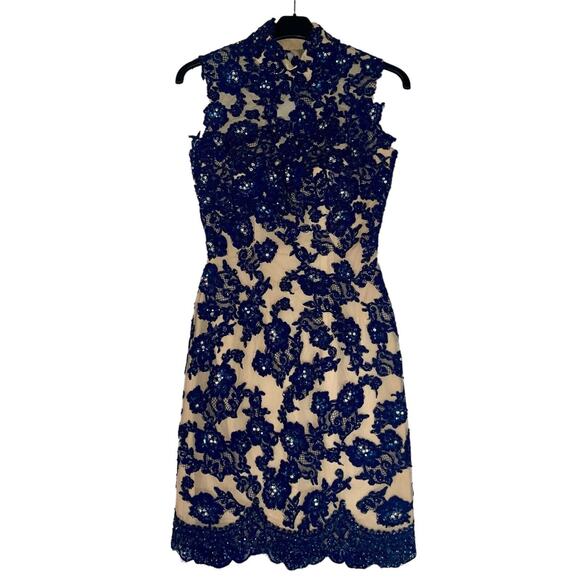 Sherri Hill Sheath Dress Lace Mini - Picture 5 of 10